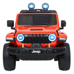 Elektrické autíčko Jeep Wrangler Rubicon Lift 4x4, 24V - oranžové